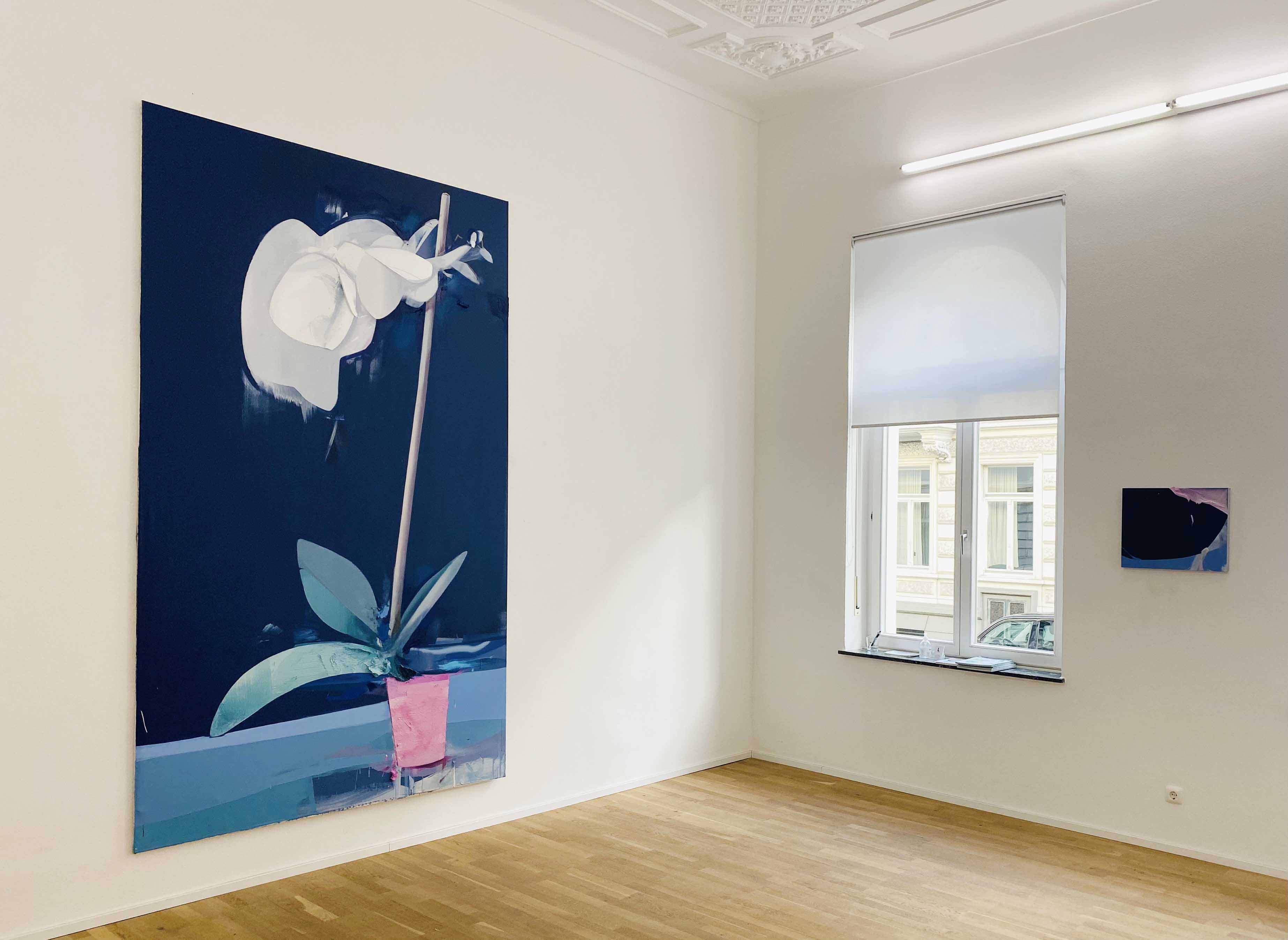 Ausstellung Roman Kochanski Galerie Löhrl 2021 - Acryl, Acryllack, Öl auf Holz - 2021 - 40 x 50 cm  