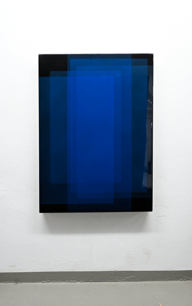 # 2617 - Kunstharz und Pigment auf Multiplex - 2020 - 140 x 100 x 12 cm 