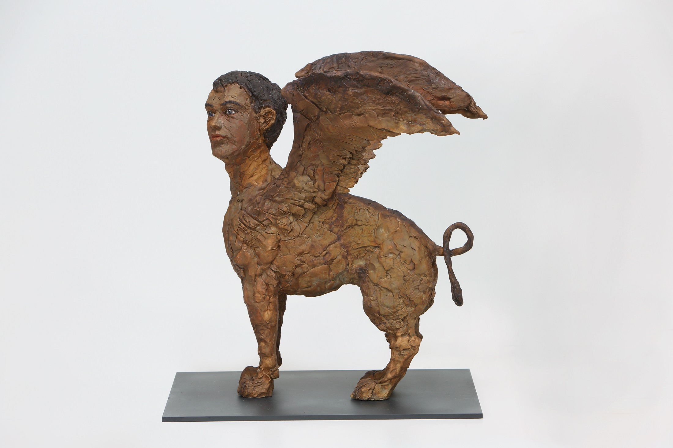 Sphinx  - bronze, coloured - 2014 - 53 x 27 x 45 cm  - 30 copies